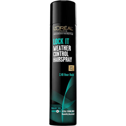 L'Oreal Paris Advanced Hairstyle Lock It Weather Control Hair Spray front view