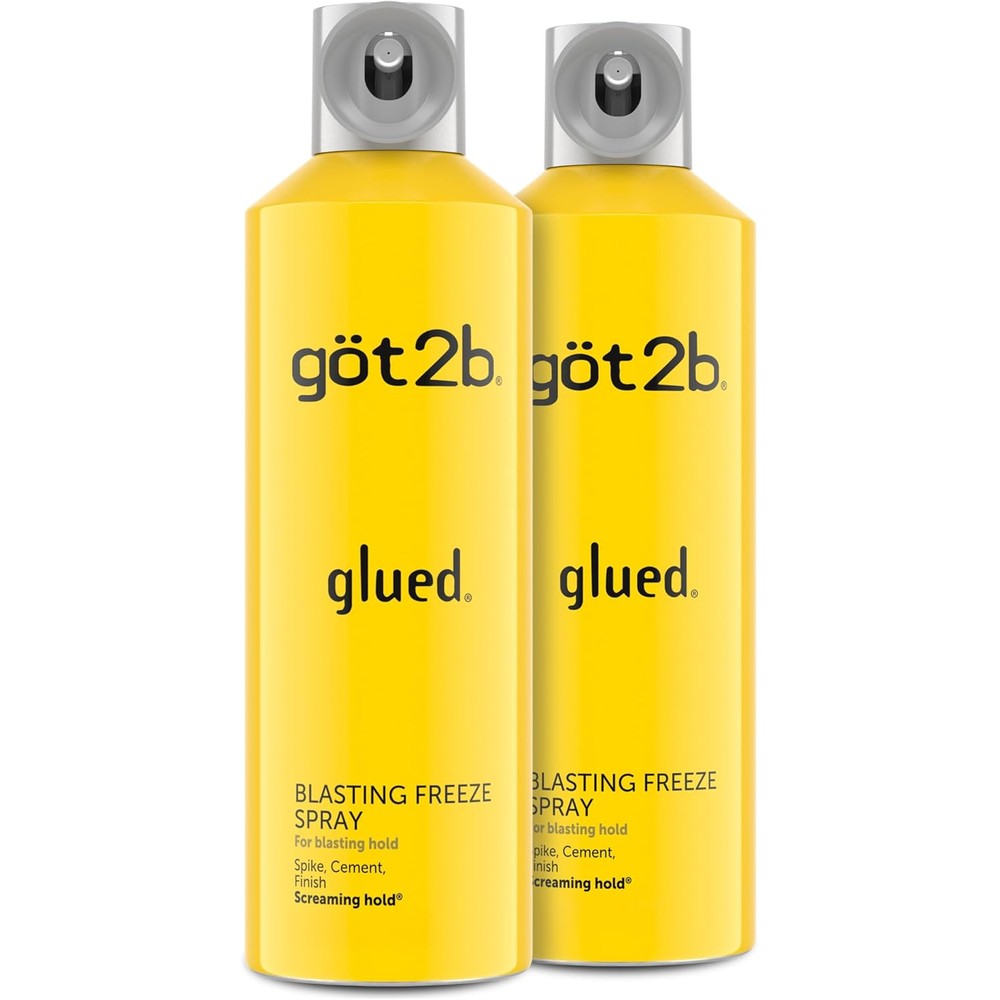 Got2B Glued Blasting Freeze Hairspray twin pack for extreme hold and styling