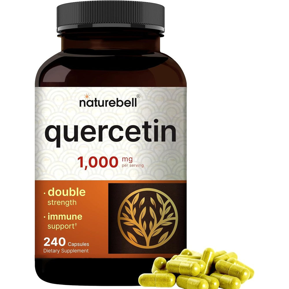 NatureBell Quercetin 1000mg front view bottle for immune defense