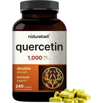 NatureBell Quercetin 1000mg front view bottle for immune defense