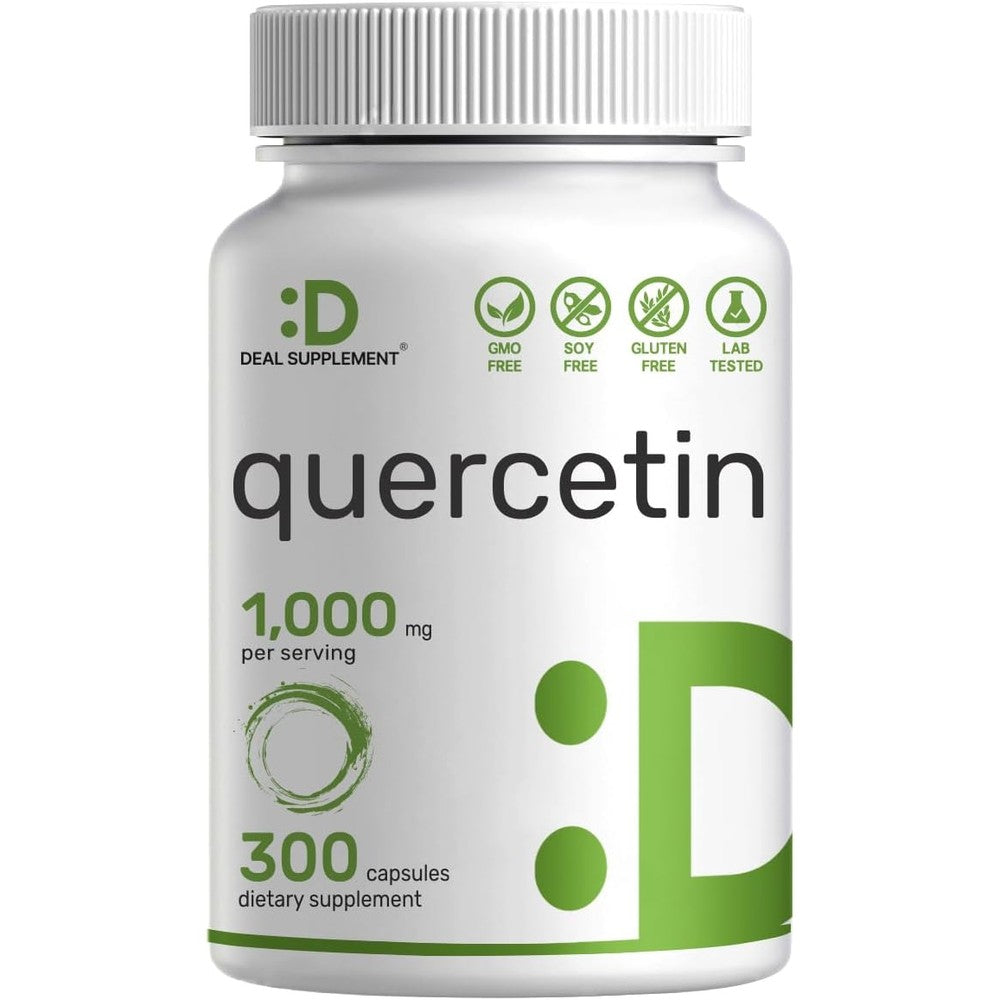 Deal Supplement Quercetin 1000mg bottle front view for premium immune support