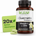 B'Leaf Nature Quercetin Phytosome front view supplement bottle