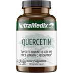 NutraMedix Quercetin 500mg Capsules front view bottle