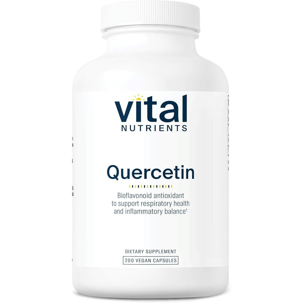 Vital Nutrients Quercetin 500mg front view supplement bottle