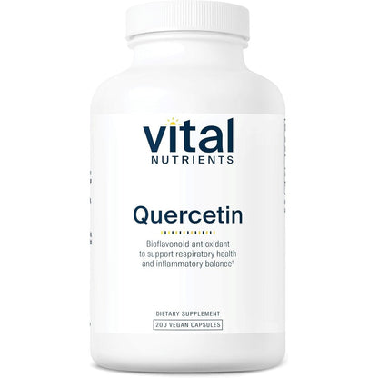 Vital Nutrients Quercetin 500mg front bottle label view