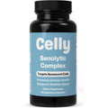 Celly Senolytic Complex longevity supplement front view bottle