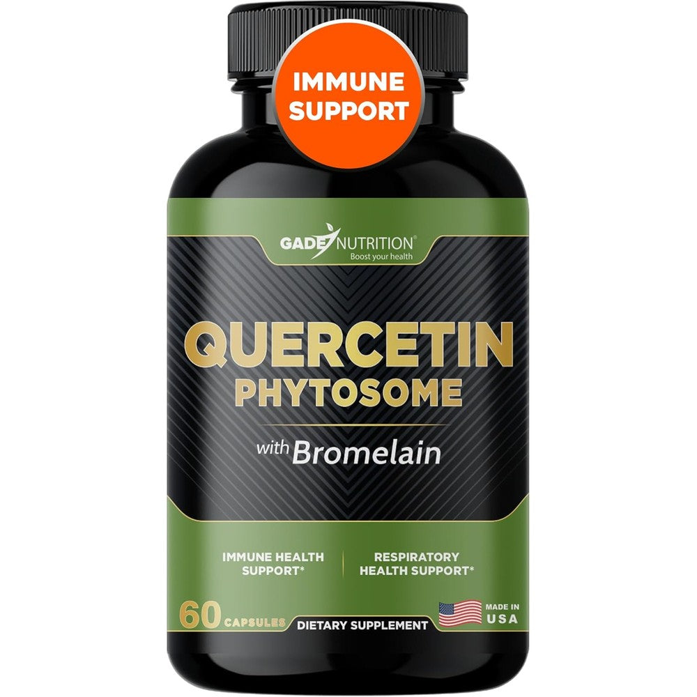 Gade Nutrition Quercetin Phytosome front view dietary supplement bottle
