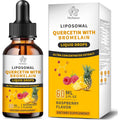 Hollegend Liposomal Quercetin Liquid Drops front bottle view