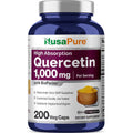 NusaPure Quercetin 1000mg supplement bottle front view