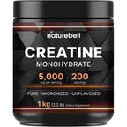 NatureBell creatine monohydrate powder front view container