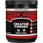 Body Fortress 100% Creatine Monohydrate Powder front view container