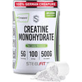 SteelFit Creapure Creatine Monohydrate Powder front view container packaging supplement