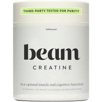 Beam Micronized Creatine Monohydrate Powder front view package