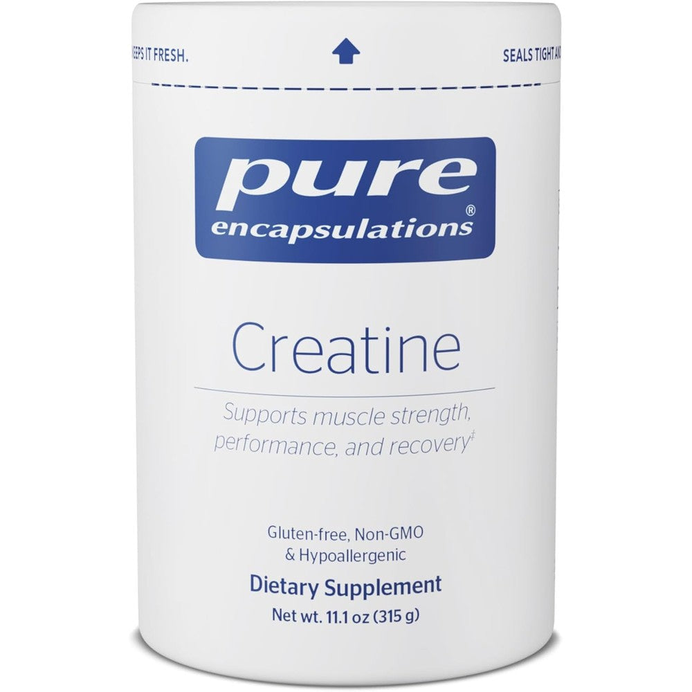 Pure Encapsulations creatine front view supplement container