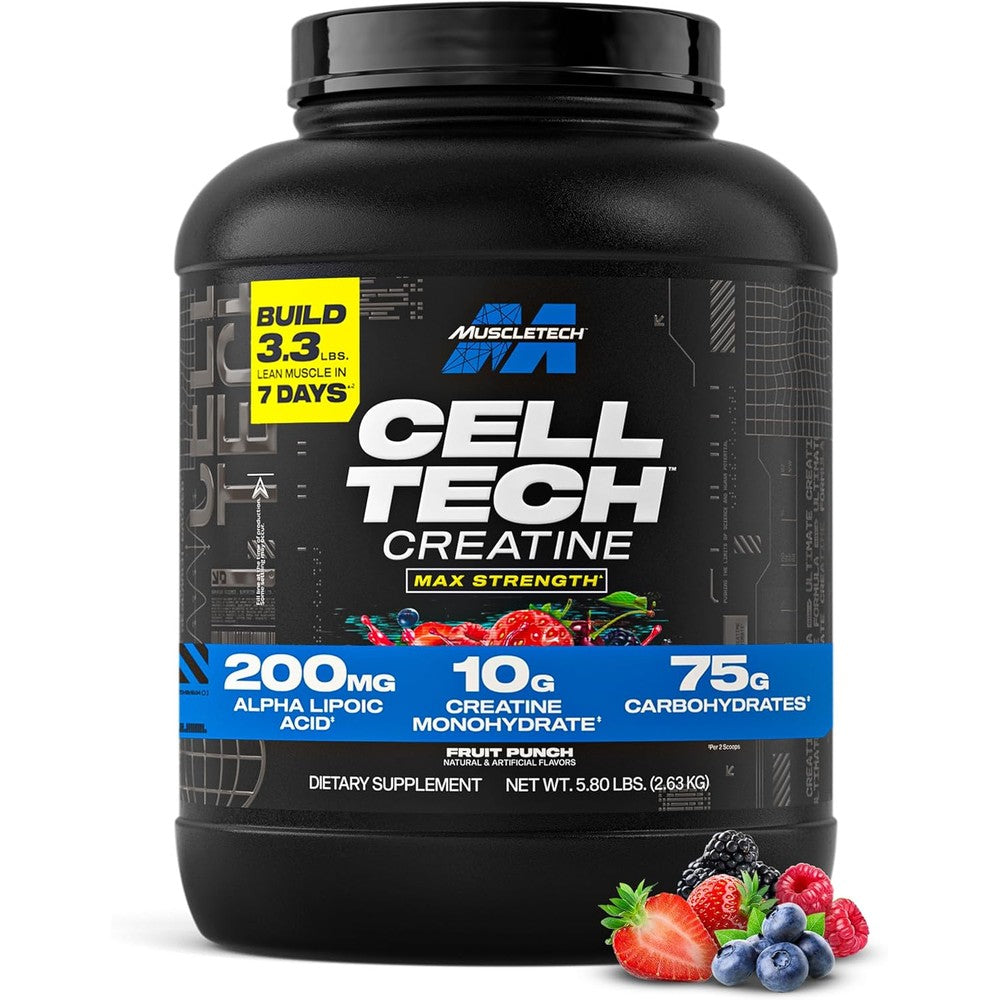 MuscleTech Cell-Tech creatine powder front view packaging