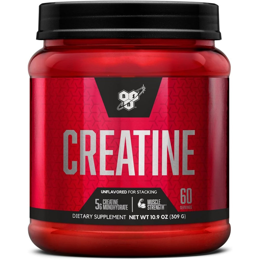 BSN Micronized Creatine Monohydrate Powder front view container