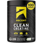 Ascent Clean Creatine Monohydrate Powder container front view