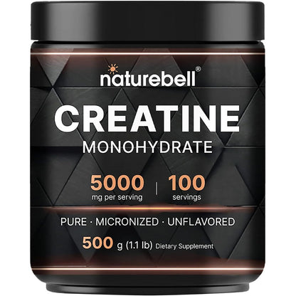 NatureBell Micronized Creatine Monohydrate Powder front view