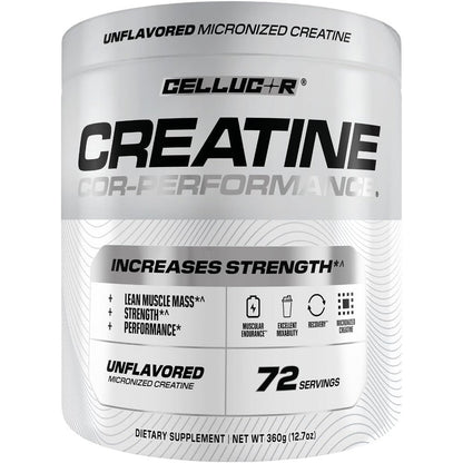 Cellucor Cor-Performance Creatine Monohydrate tub front view for muscle growth