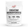 Hearthy Foods Creatine Monohydrate Powder front view supplement pouch