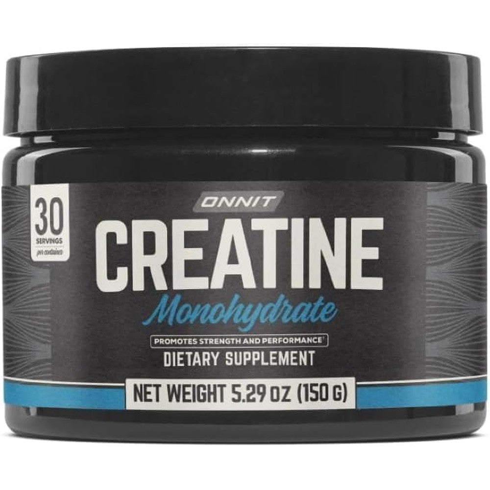 Onnit Creatine Monohydrate Powder front view tub packaging