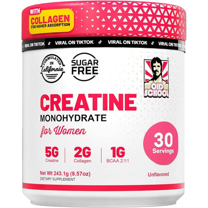 Old School Labs Creatine for Women tub front view