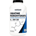 Nutricost Micronized Creatine Monohydrate 500 Capsules front view bottle
