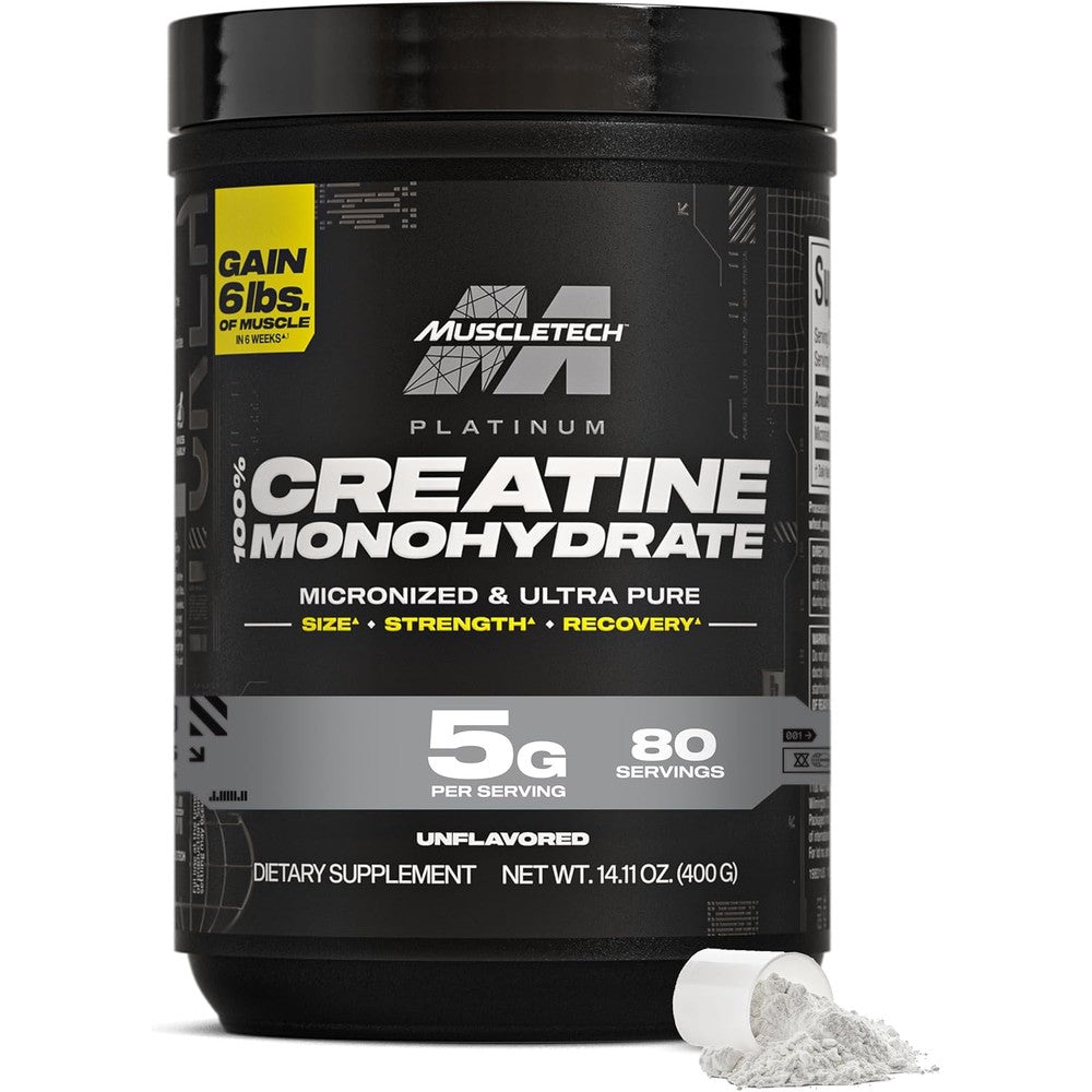 MuscleTech Platinum Creatine front view container