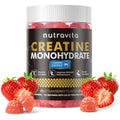 Nutravita NSF Certified Creatine Monohydrate Gummies front view packaging