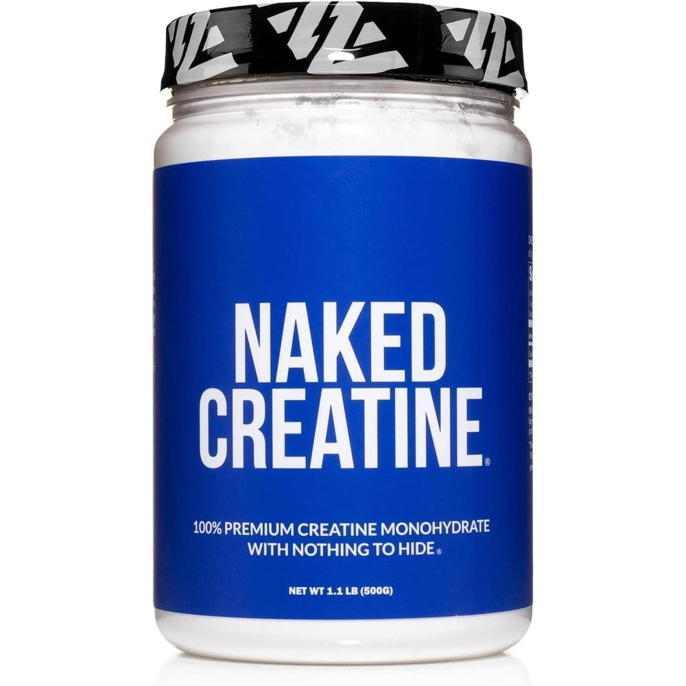 Dista-USA Naked Pure Micronized Creatine Monohydrate front view bottle