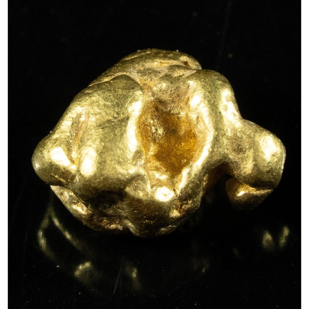 Nuggetsbygrant Epotys Number 270 Alaskan BC Natural Gold Nugget front view specimen