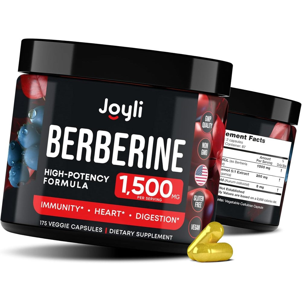 Joyli Berberine Supplement Heart Care Package front view bottle