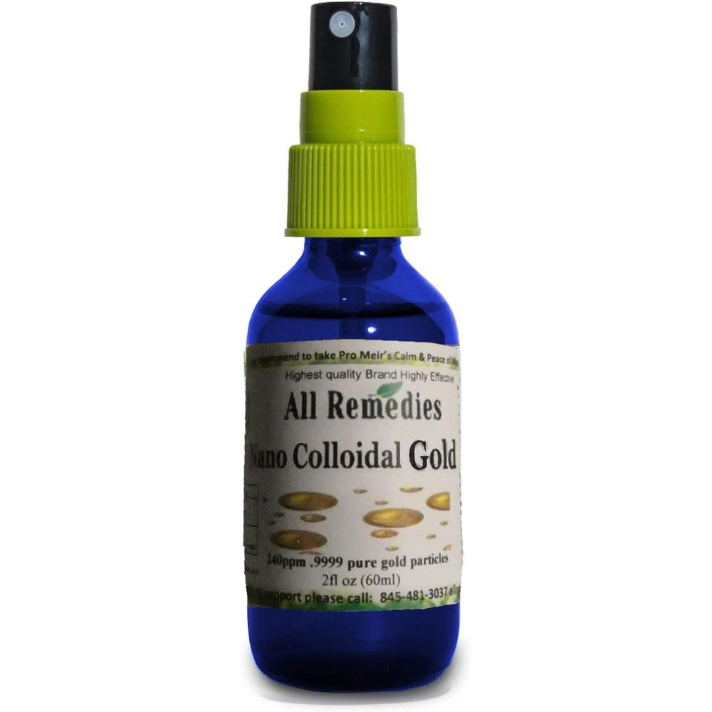 All Remedies Nano Colloidal Gold Spray Front View