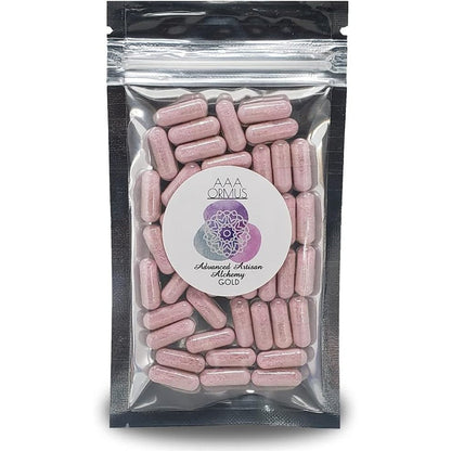 AAA Ormus Gold 40 Vegan Capsules Front View