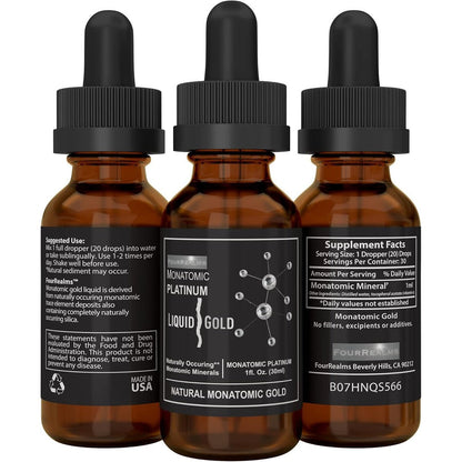 3 Leaf Naturals Mono Atomic Ormus Platinum Front View