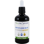 Heiltropfen methylene blue ormus and gold front view bottle