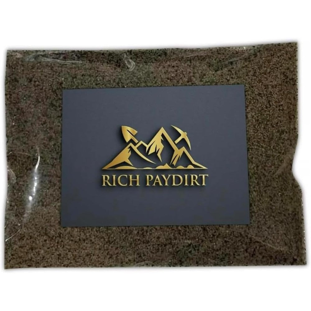 Zurjy gold paydirt bag front view gold panning kit