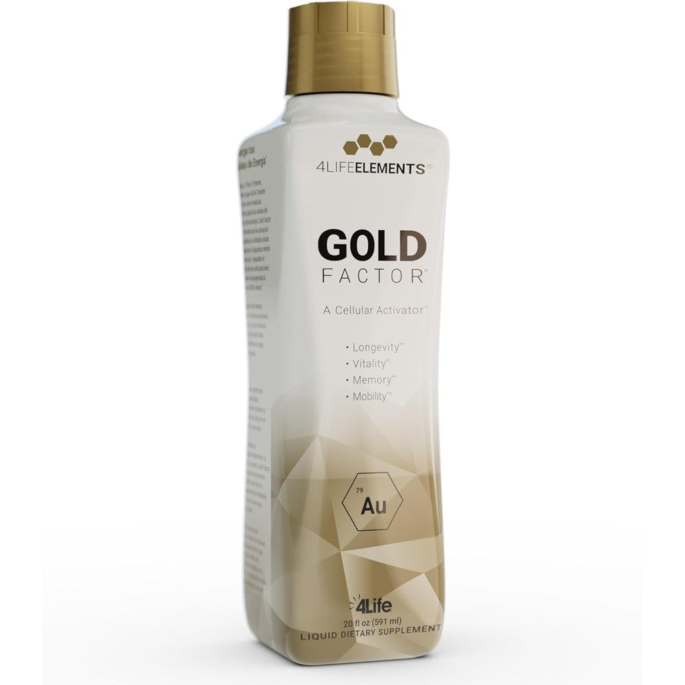 4Life Gold Factor cellular activator front view bottle