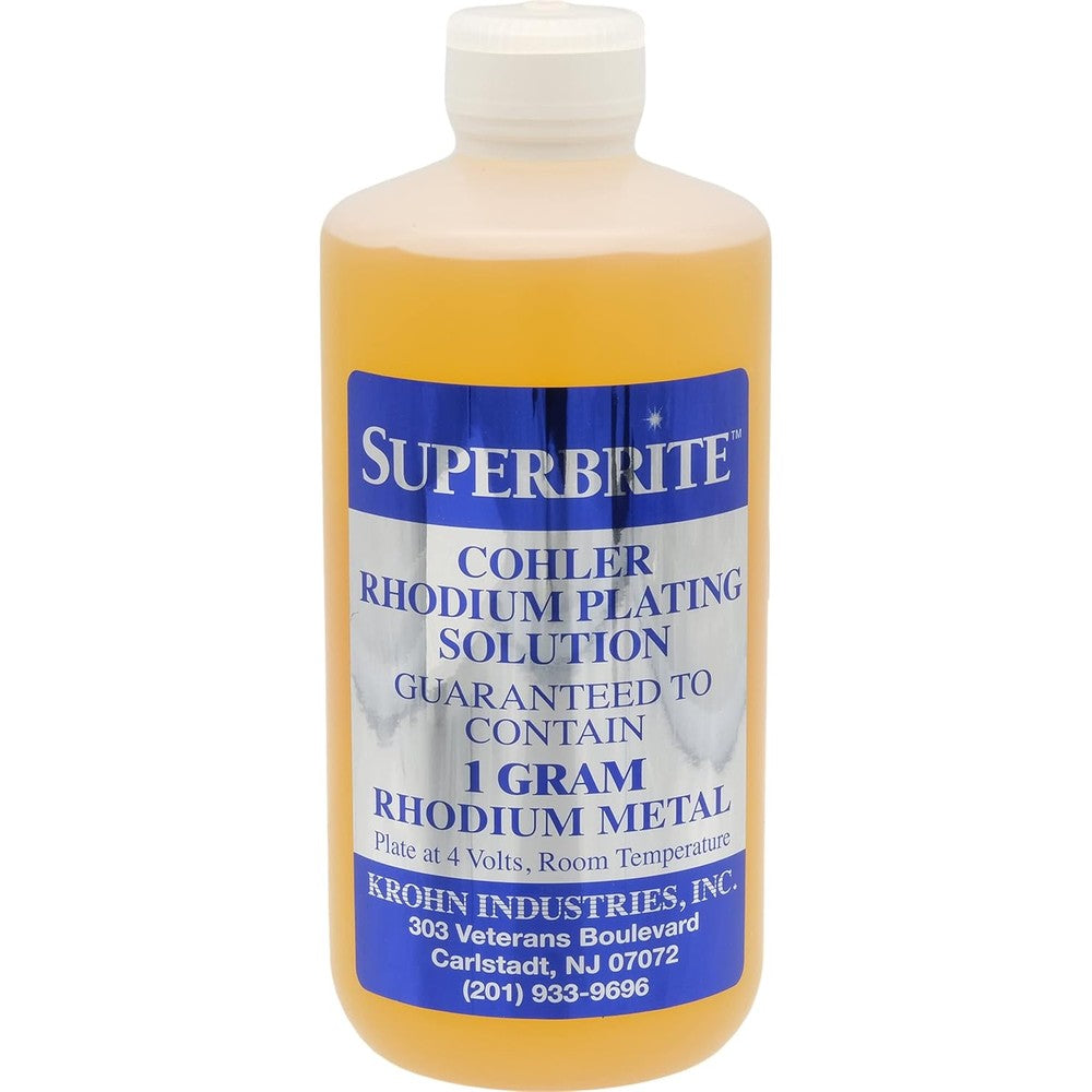 Bio-MD SuperBrite Rhodium Plating Solution 1 Gram Front View