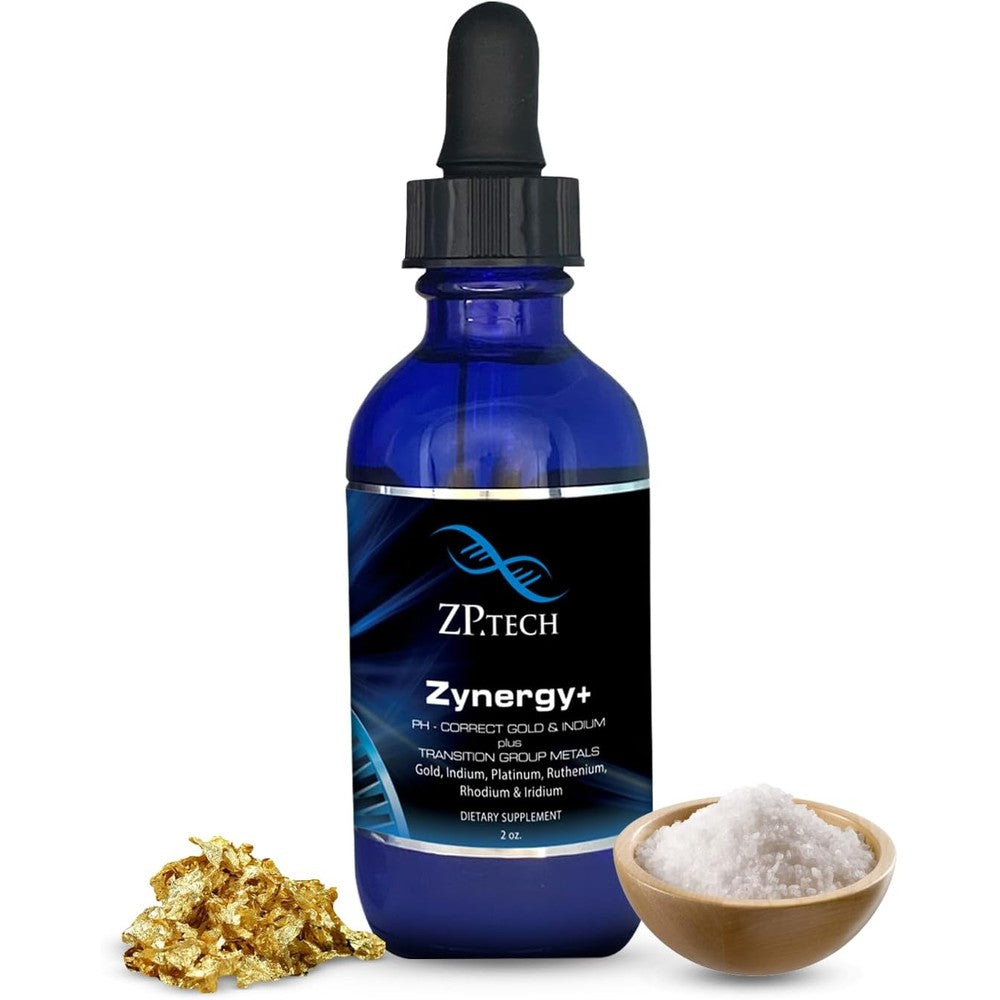 ZP.TECH Zynergy Plus Colloidal Gold Liquid front view
