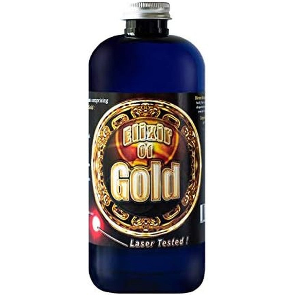 Silver Mountain Minerals Colloidal Gold Elixir 16 Fluid Ounces front view supplement