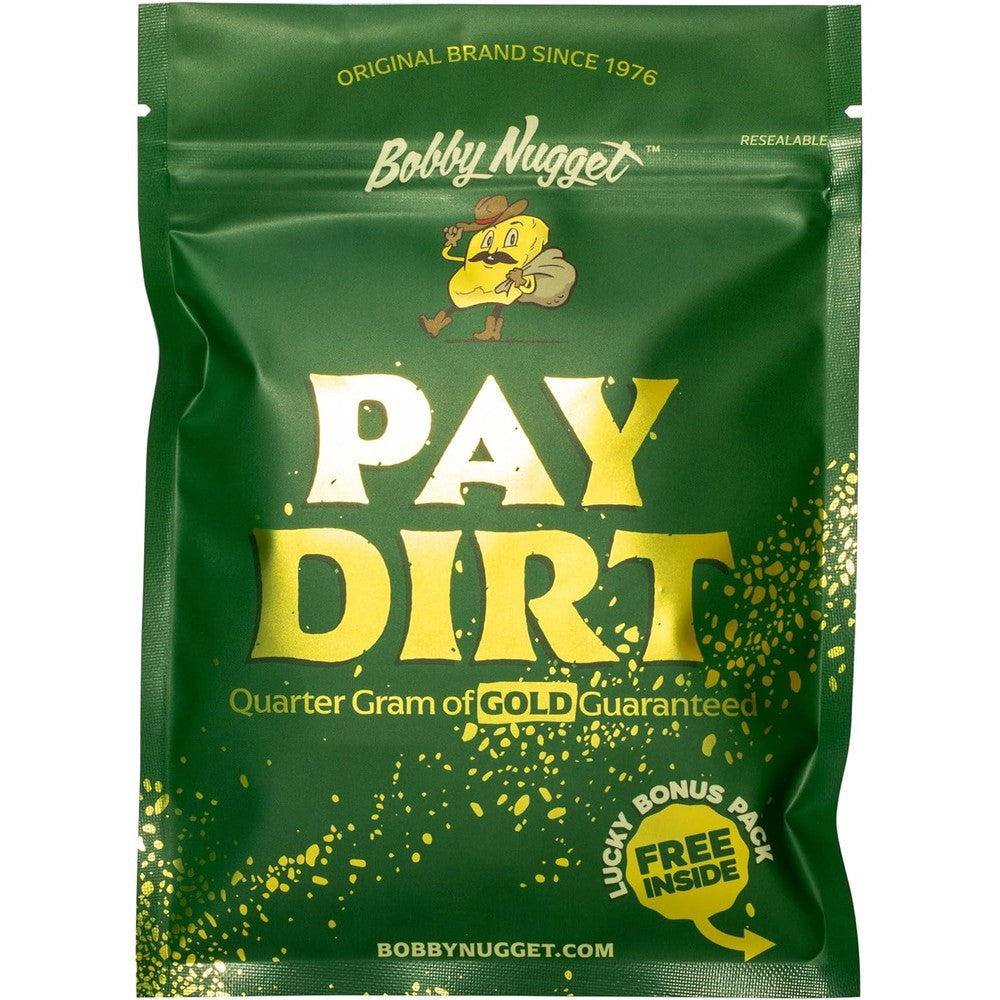 Bobby Nugget Gold Paydirt Prospecting Bag front view
