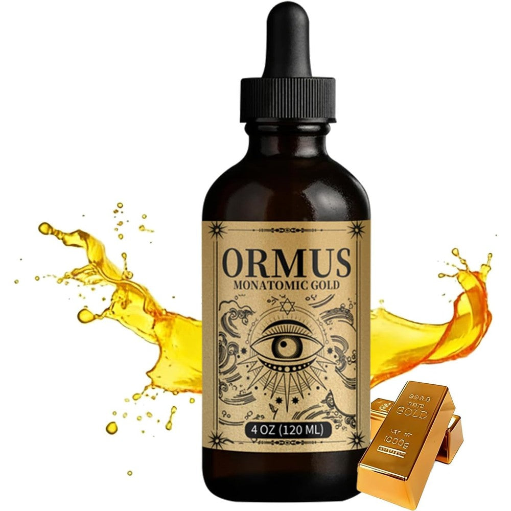 Ljoqm Ormus Gold Oil Pineal Gland front view bottle