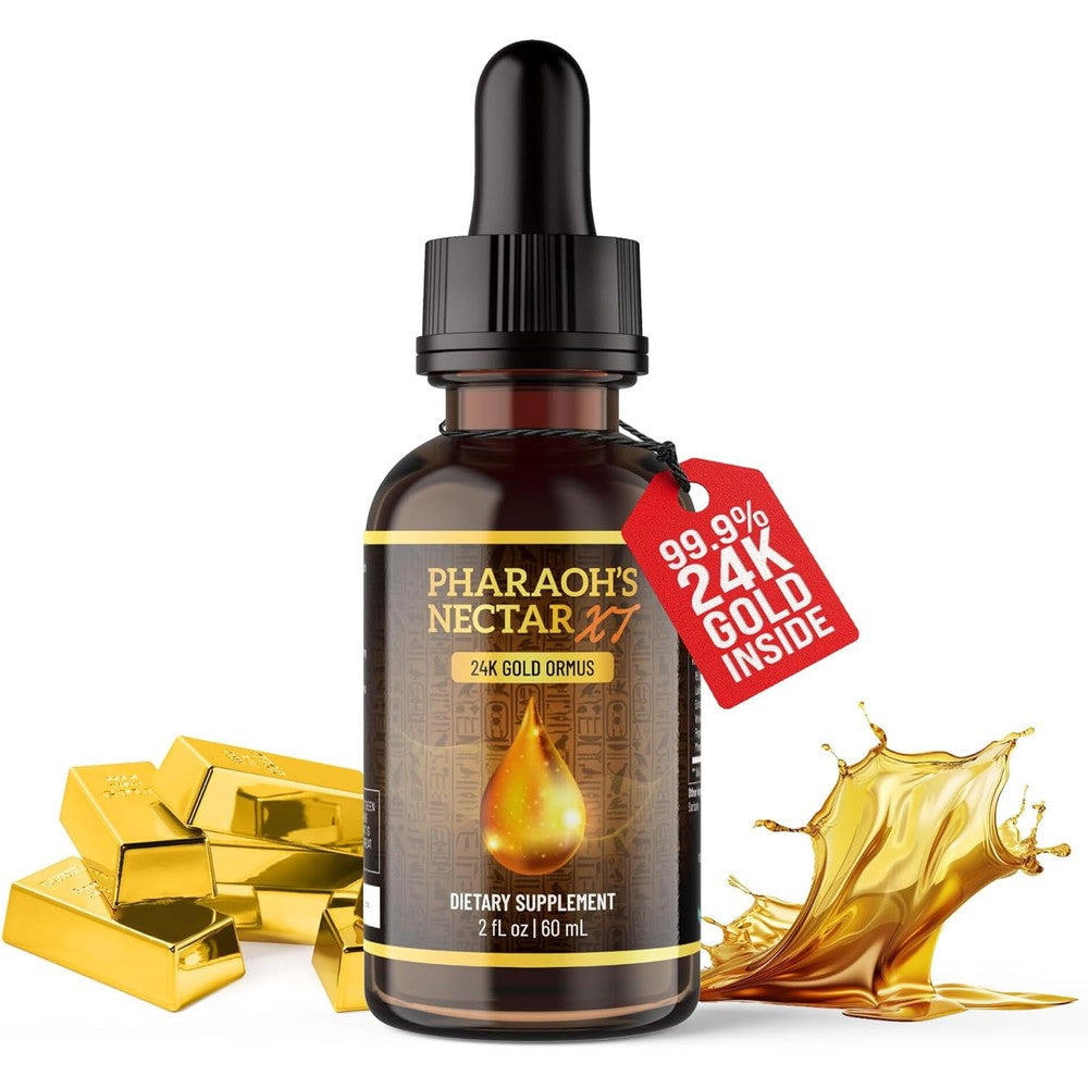 Nutraville Pharaoh's Nectar XT Liquid Gold Ormus Front View