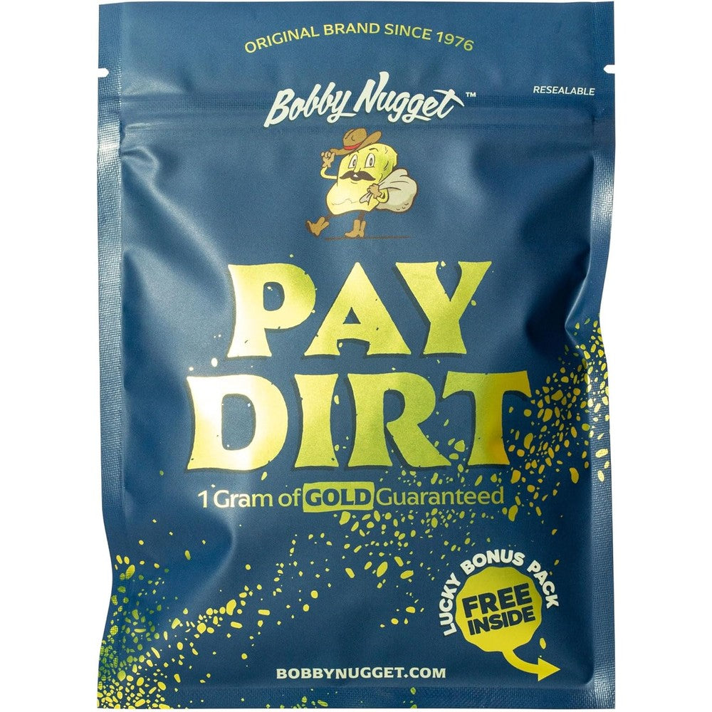 Bobby Nugget Gold Paydirt 1 Gram front view