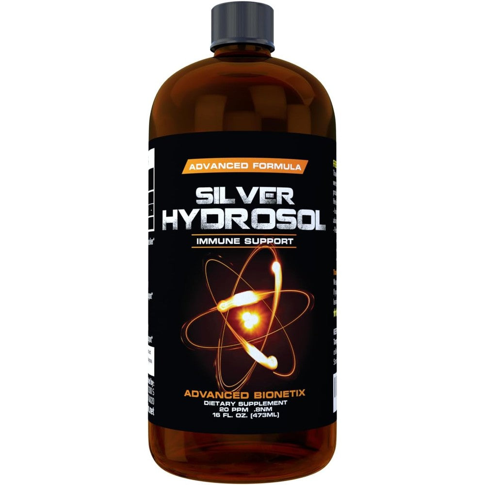 Research Labs Advanced Bionetix Colloidal Silver Hydrosol front view bottle for premium immune defense support