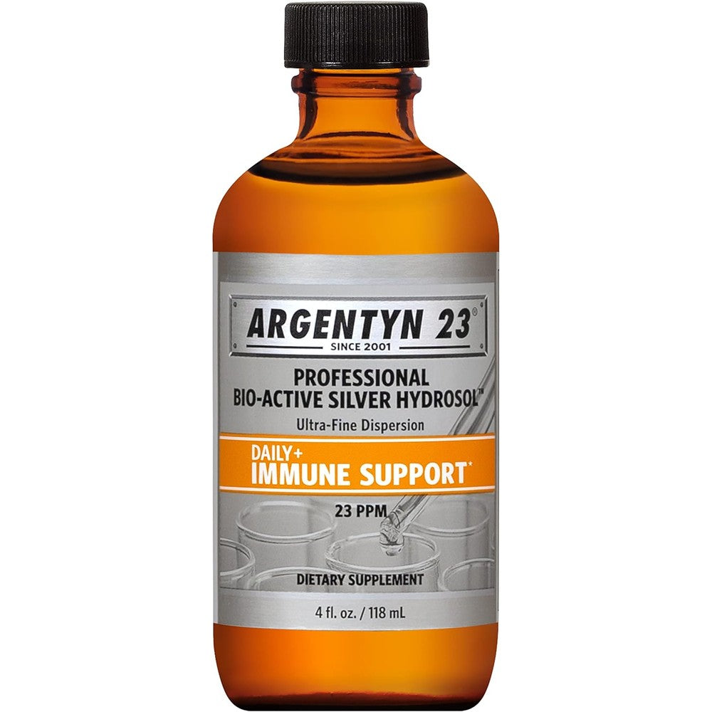Argentyn 23 Professional Bio Active Silver Hydrosol four ounce bottle front view premium immune support supplement