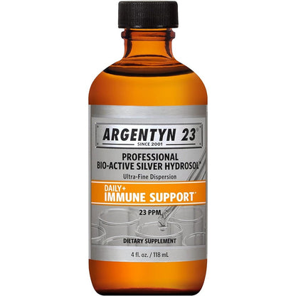 Argentyn 23 Professional Bio Active Silver Hydrosol four ounce bottle front view premium immune support supplement