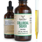 Double Wood Supplements colloidal silver liquid front view bottle packaging