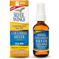 Natural Path Silver Wings colloidal silver front view bottle packaging